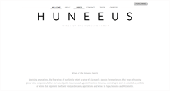 Desktop Screenshot of huneeusvintners.com