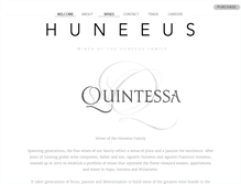 Tablet Screenshot of huneeusvintners.com